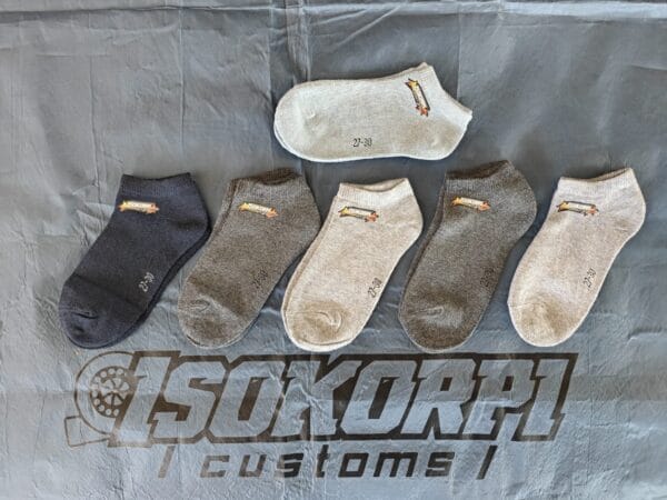 Isokorpi Customs Drift Team Lasten nilkkasukat
